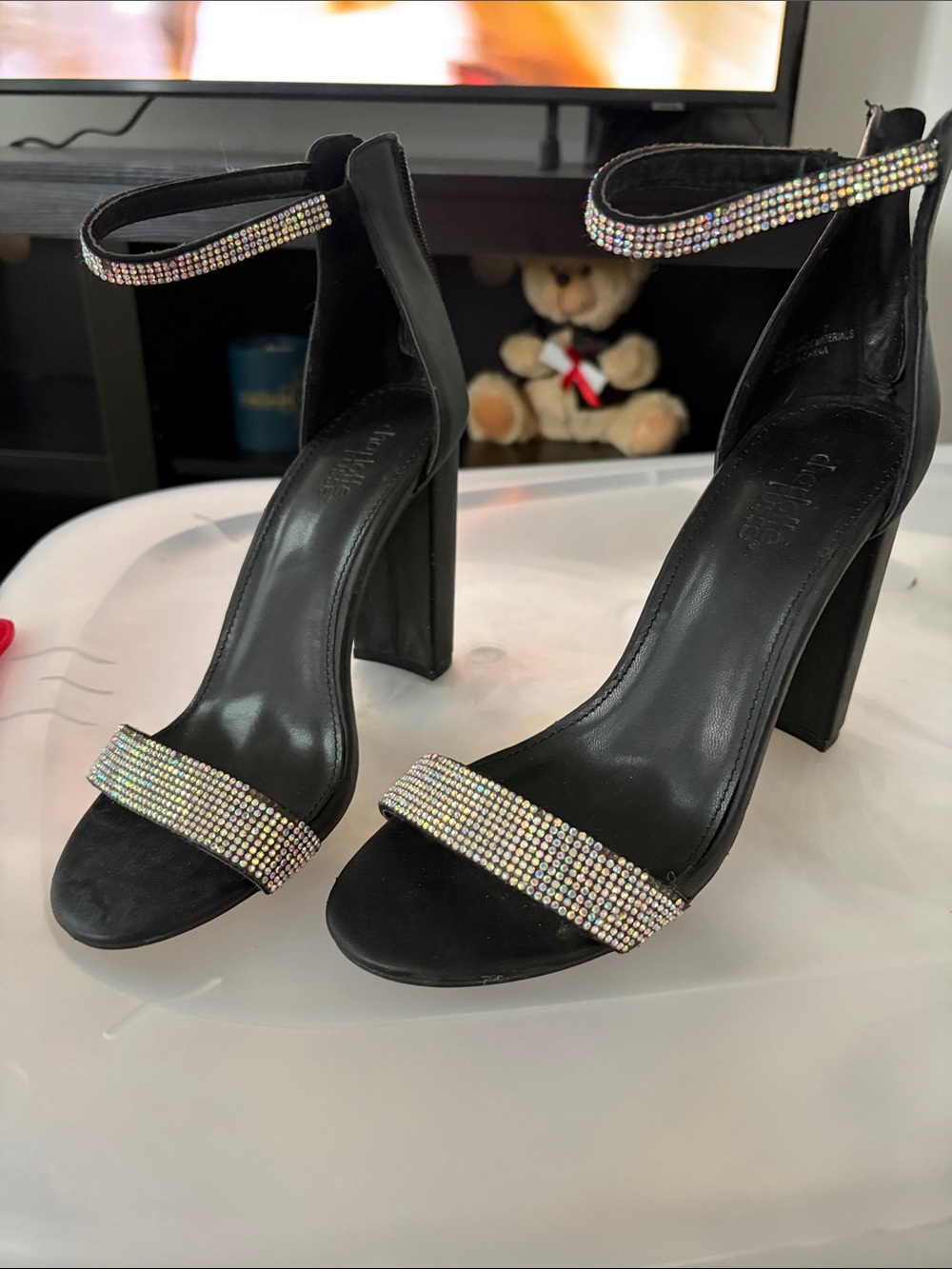 Sparkly heels